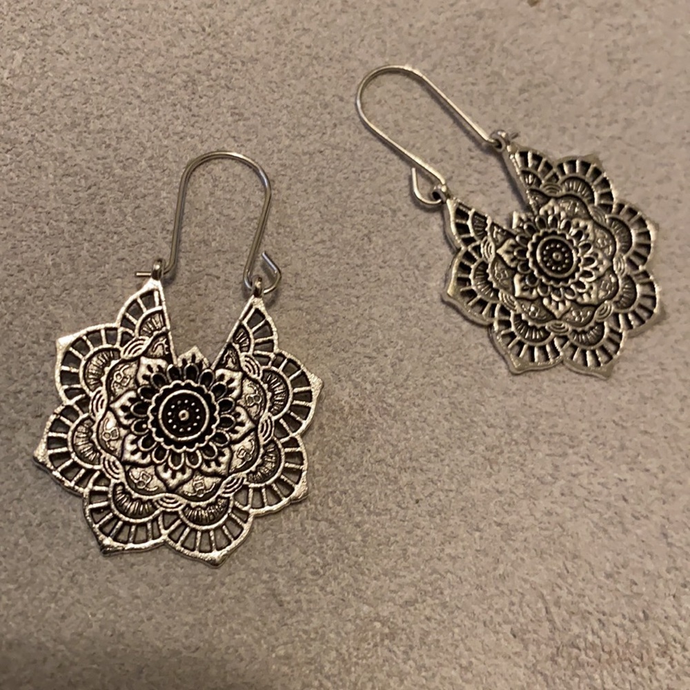 Lotus Mandala Earrings